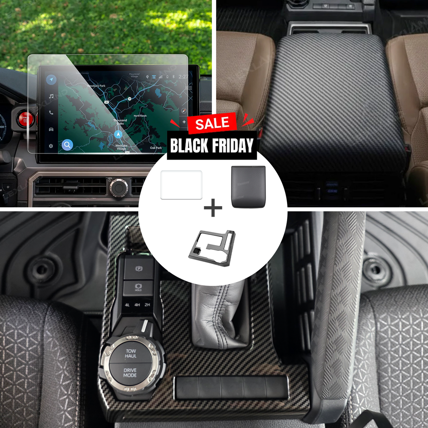 Tacoma/4Runner Center Console Cover & Gear Shift Panel Cover & Screen Protector