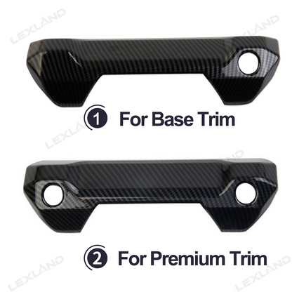 Tundra Rear Trunk Door Tailgate Handle Cover Trim ABS Liftgate Scratch Protector Overlay for Toyota