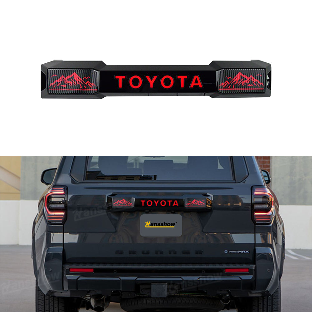 4Runner LED Trunk Tail Light Full Width Tailgate Ambient Lighting with Snow Mountain Off-Road Style