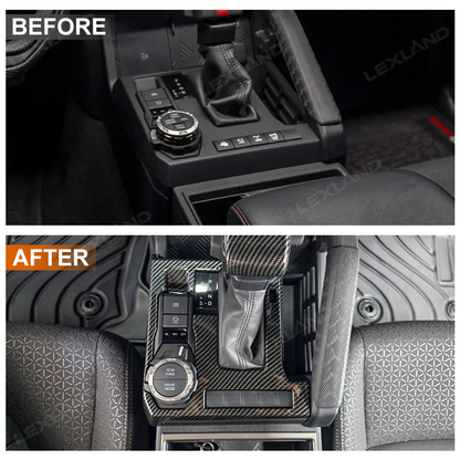 4Runner/Tacoma Gear Shift Panel Cover Trim ABS Carbon Fiber Style for Toyota