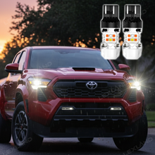 Tacoma Front DRL Turn Signal Parking Light 7443 LED Bulb Replacement Kit