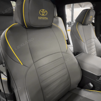 Tacoma Custom Seat Covers Nappa Leather Seat Cover Set with TRD Pro Style for Toyota