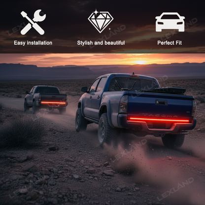 Tacoma 48" LED Tailgate Light Bar with Reverse Light, Brake Light & Sequential Turn Signals