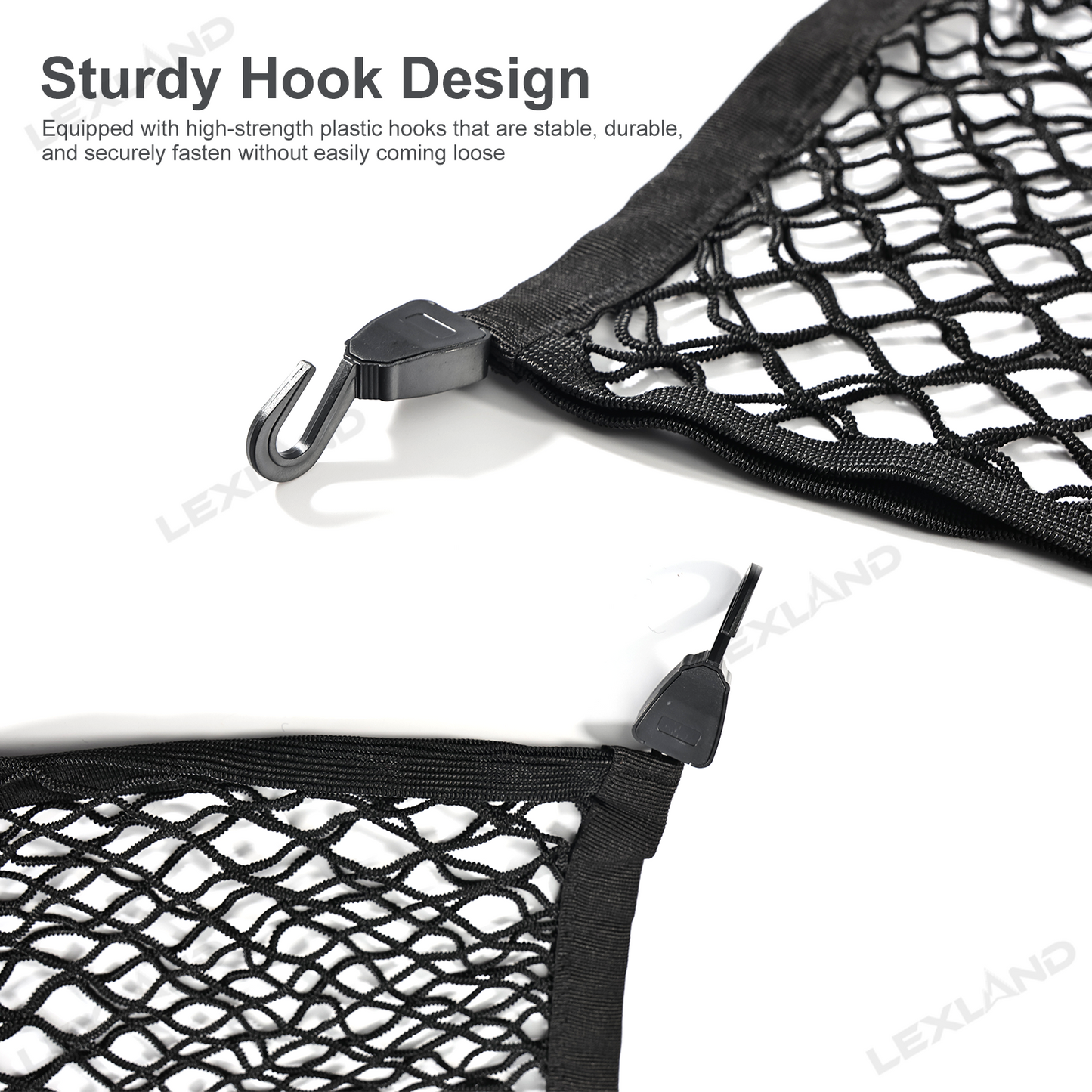 Tacoma Elastic Trunk Mesh Cargo Net Trunk Organizer Luggage Net for Toyota