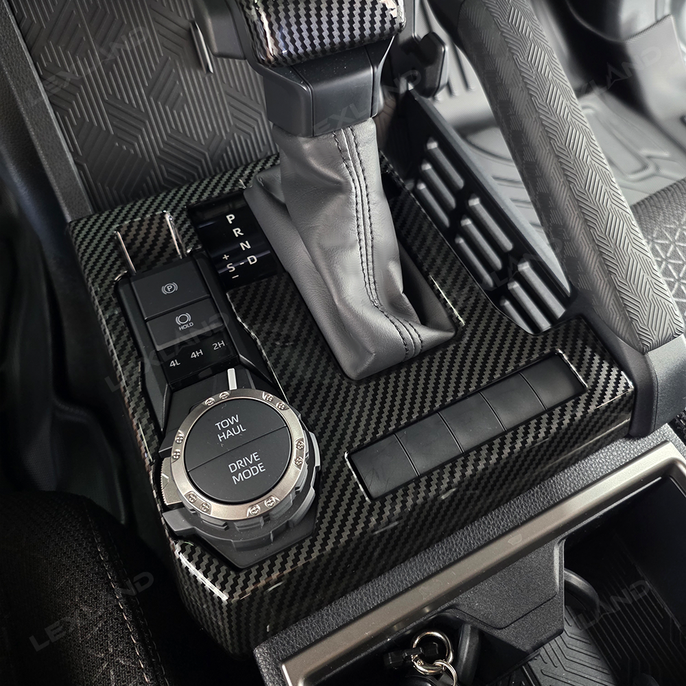 4Runner Interior Cover Trim ABS Carbon Fiber Style Protective Overlays For Toyota