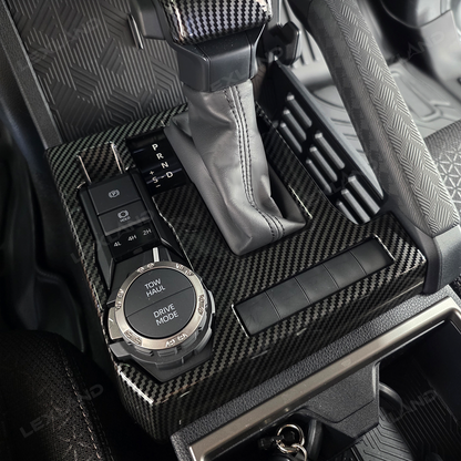 4Runner Interior Cover Trim ABS Carbon Fiber Style Protective Overlays For Toyota