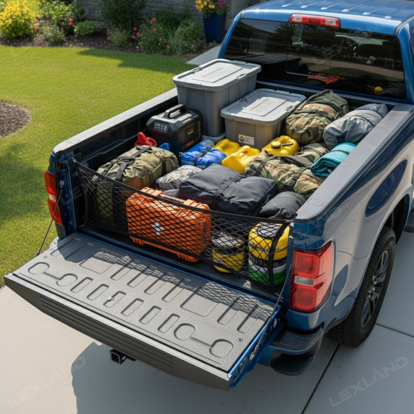 Tacoma Elastic Trunk Mesh Cargo Net Trunk Organizer Luggage Net for Toyota