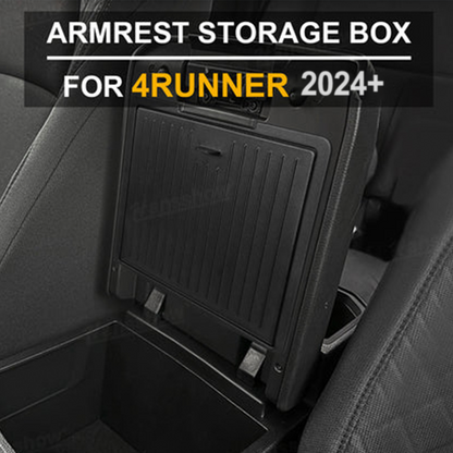 4Runner Hidden Storage Box Center Console Organizer Armrest Secret Compartment