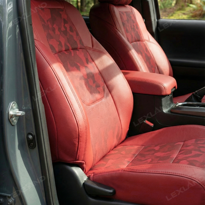 Tacoma 3rd Gen Camo Seat Covers NAPPA Leather Seat Protector for Toyota