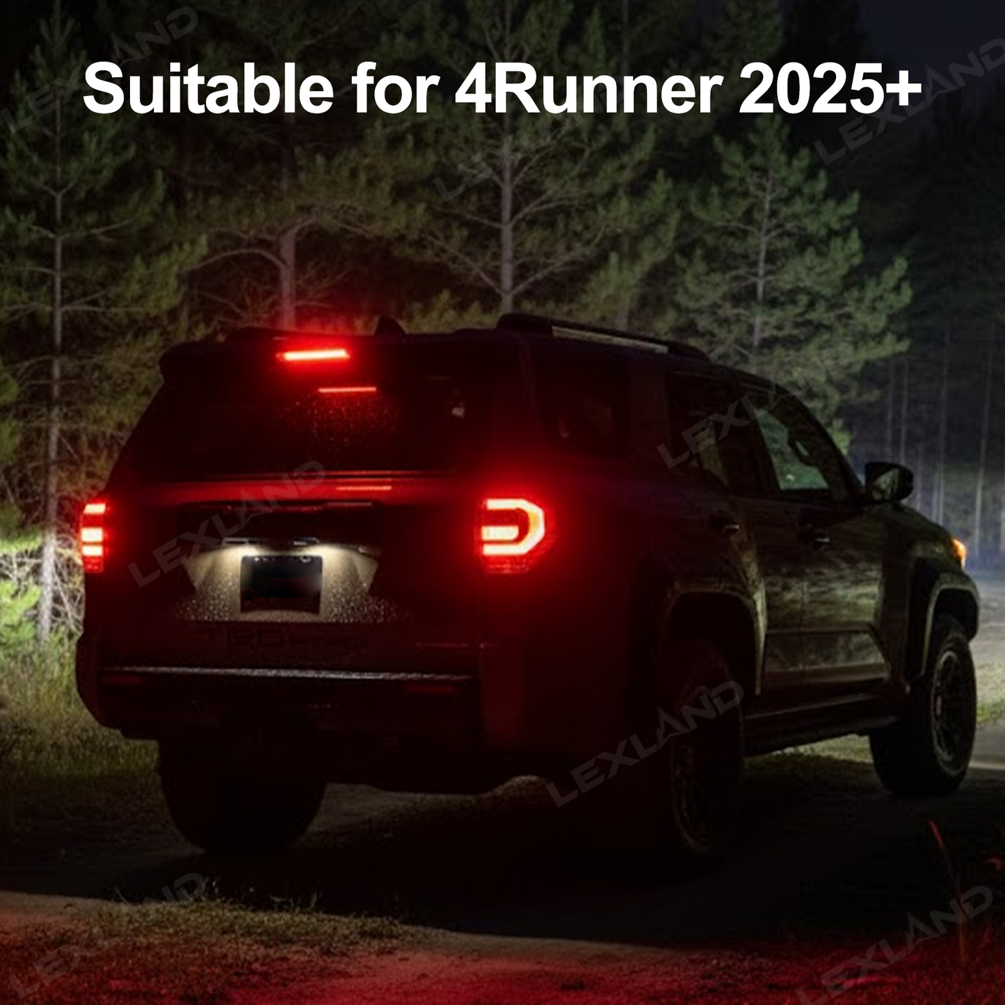 4Runner 3rd Brake Light Replacement Rear Center High Mount Stop Lamp LED Third Brake Light