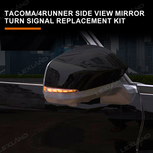 Tacoma/4Runner Side View Mirror Turn Signal Replacement Kit Sequential Dynamic Indicator Strip with Dragon-Scale Style 2.0