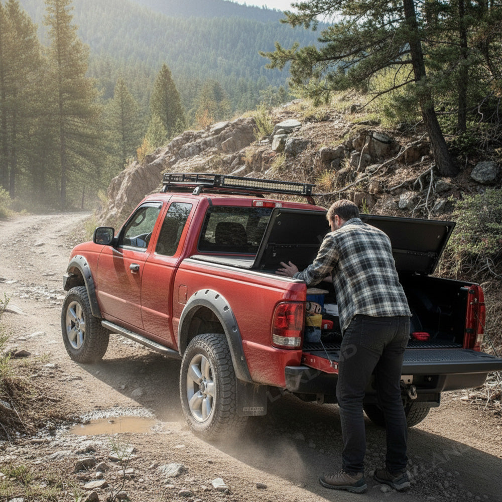 Tacoma Tri-fold Soft Folding Truck Bed Tonneau Cover for Toyota