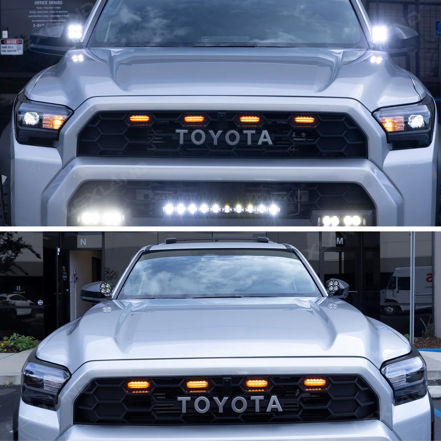 Tacoma/4Runner Baja Designs Ditch Lights Kit Squadron Pro LED A-pillar Lights for Toyota