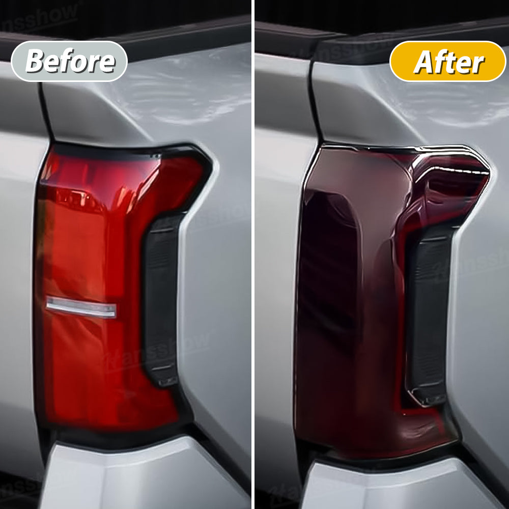 Tacoma Tail Light Cover Smoked Rear Light Cover Taillights Overlay for Toyota