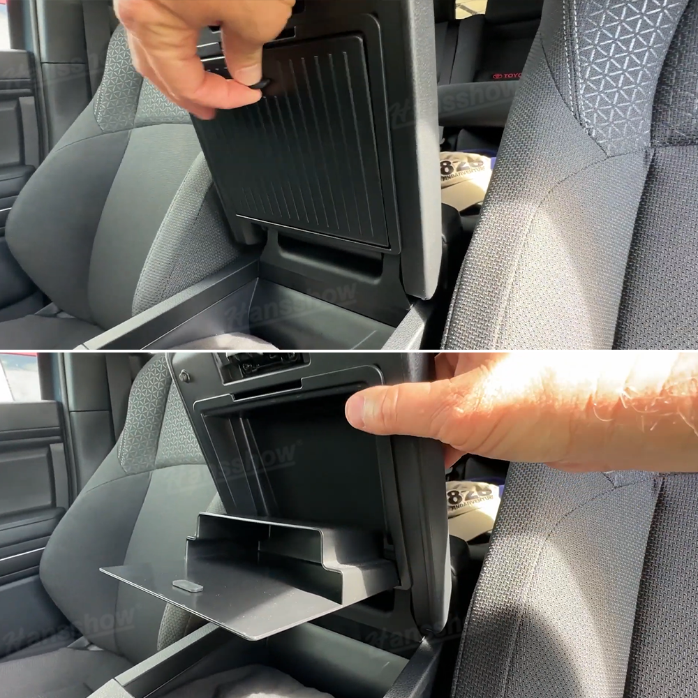 4Runner Hidden Storage Box Center Console Organizer Armrest Secret Compartment