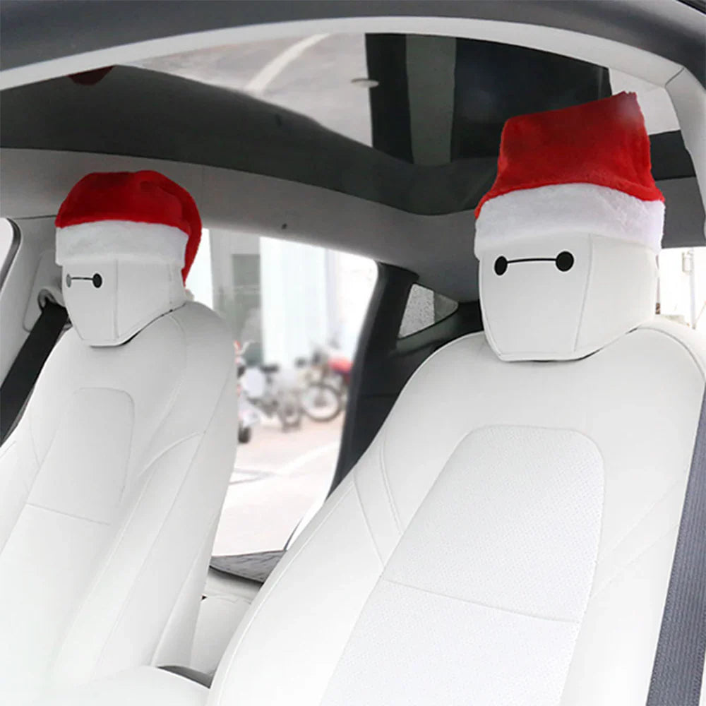 🎁 Red Christmas Hat Headrest (100% off)