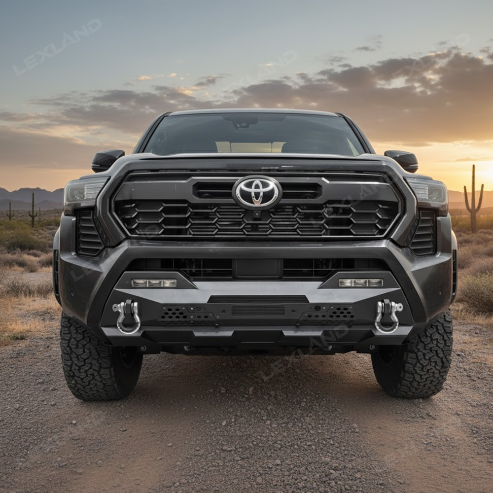 Tacoma Front Bumper Off-Road Grill Guard Bull Bar with D-Ring Shackle