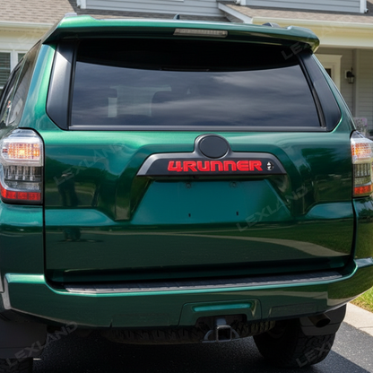4Runner LED Tail Light with Button Rear Brake Stop Lamp Replacement Tailgate Garnish for Toyota