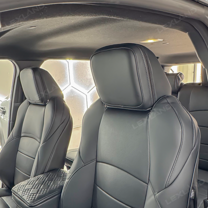 4Runner Seat Covers Nappa Leather Full Coverage Seat Protector for Toyota