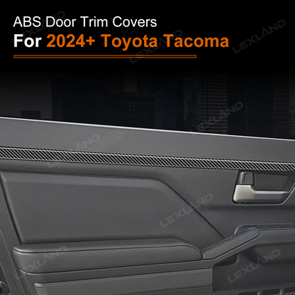 Tacoma Door Trim Cover ABS Front & Rear Door Protector Interior Trim Strip for Toyota