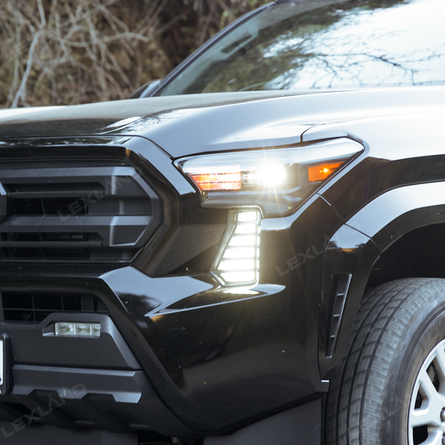 Tacoma LED Fang Lights Dual-Color Dynamic Daytime Running Lights for Toyota
