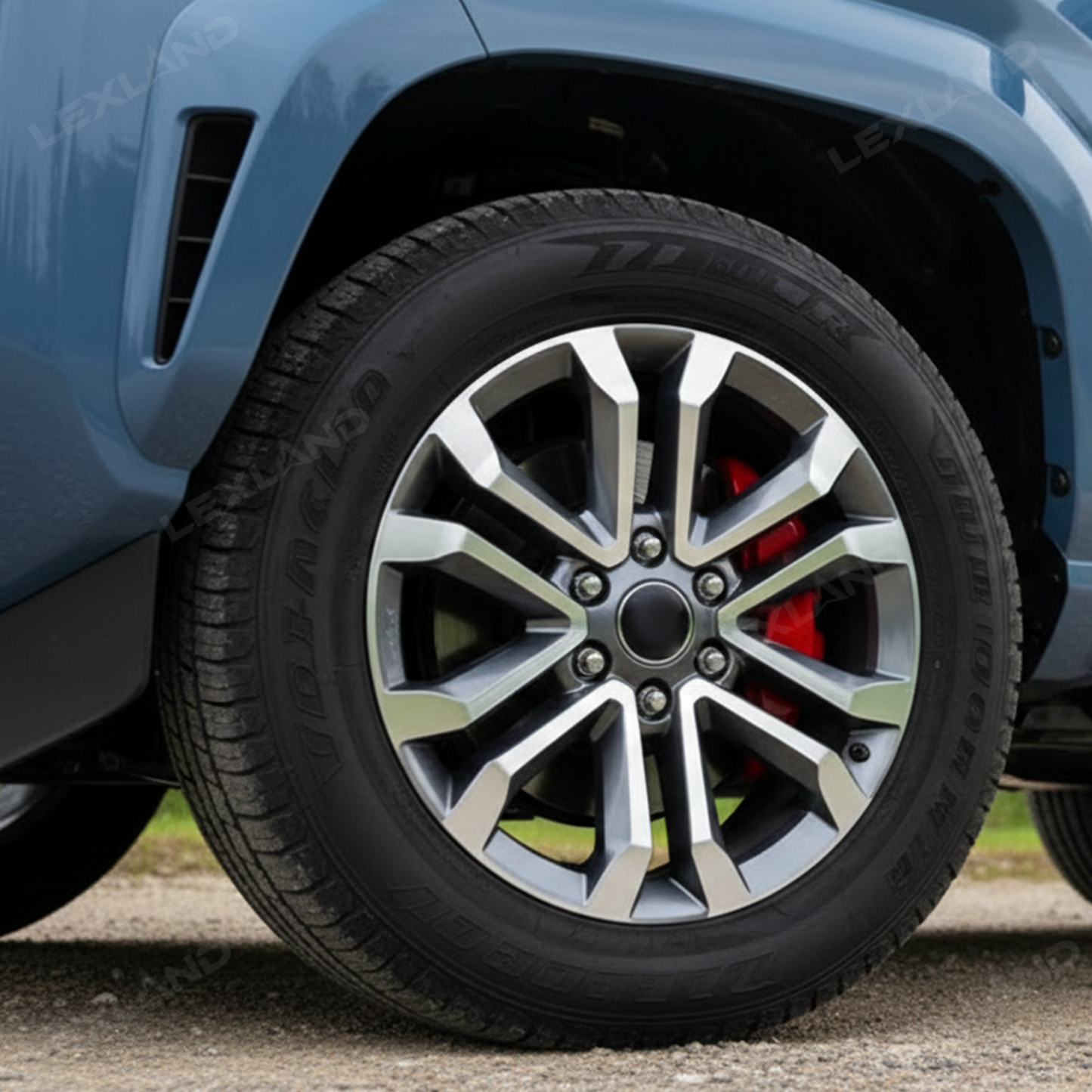 Tacoma /4Runner Brake Caliper Cover Front and Rear Caliper Protector Set for Toyota