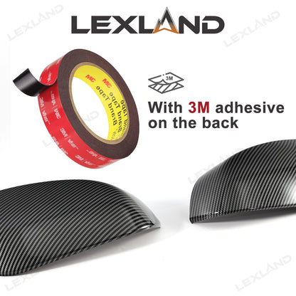 4Runner/Tacoma Side Mirror Covers ABS Carbon Fiber Style Mirror Caps for Toyota