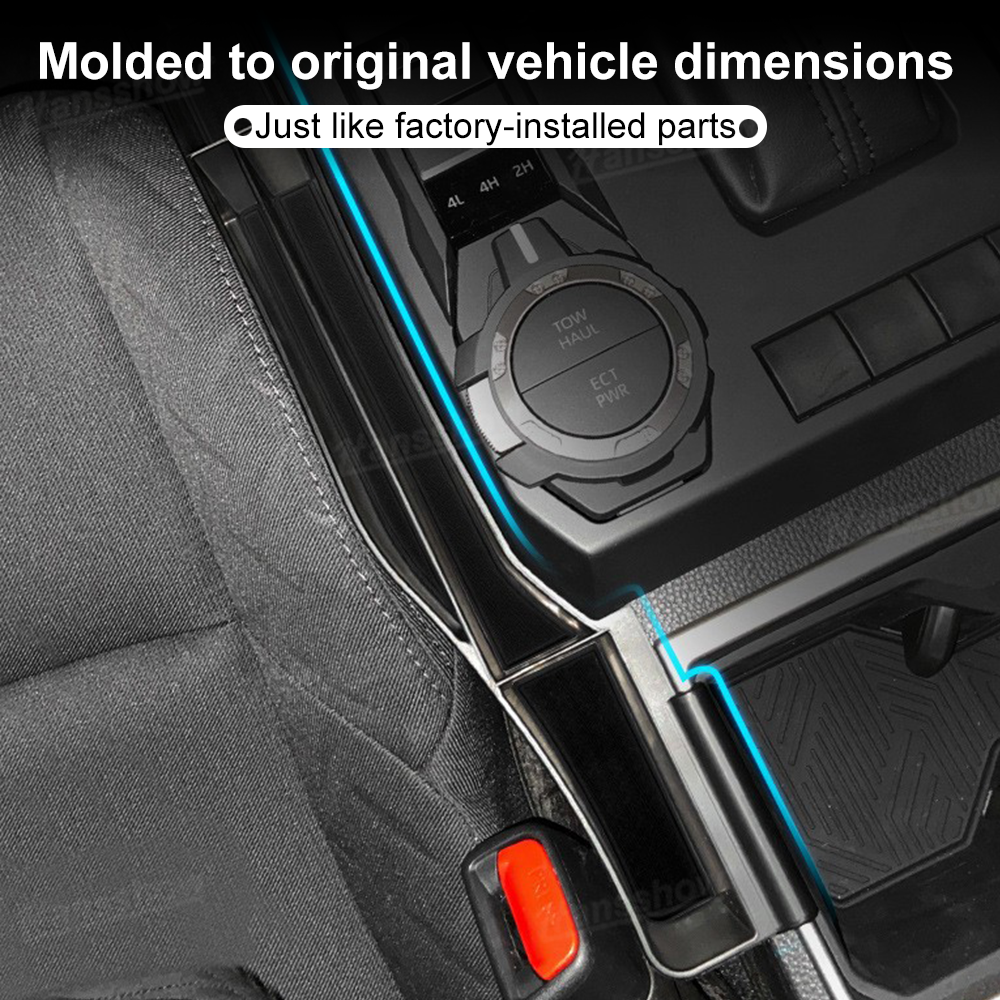 4Runner Gear Shift Console Storage Box Side Organizer with Cup Holder