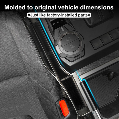 4Runner Gear Shift Console Storage Box Side Organizer with Cup Holder