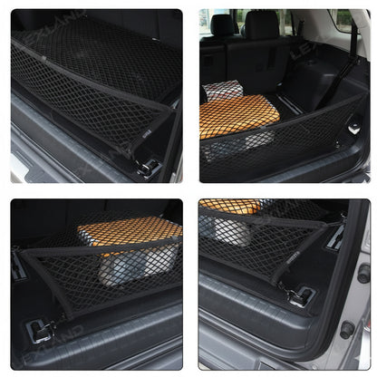 4Runner Elastic Trunk Net Trunk Mesh Cargo Organizer Luggage Net for Toyota