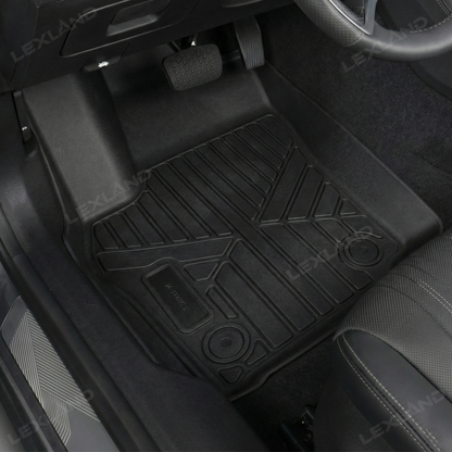 Tacoma Floor Mats All Weather TPE Floor Liners with Anti-Slip Spikes for Toyota