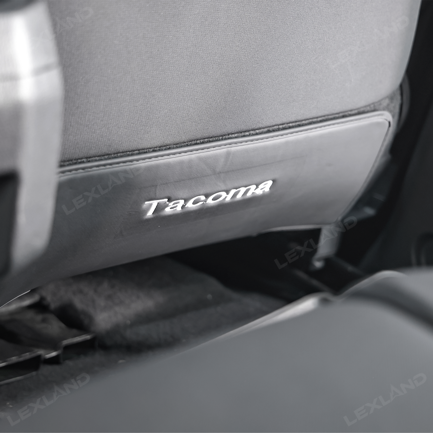 Tacoma Anti-Kick Pad Interior Seat Back Cover Protector with Tacoma Letter for Toyota