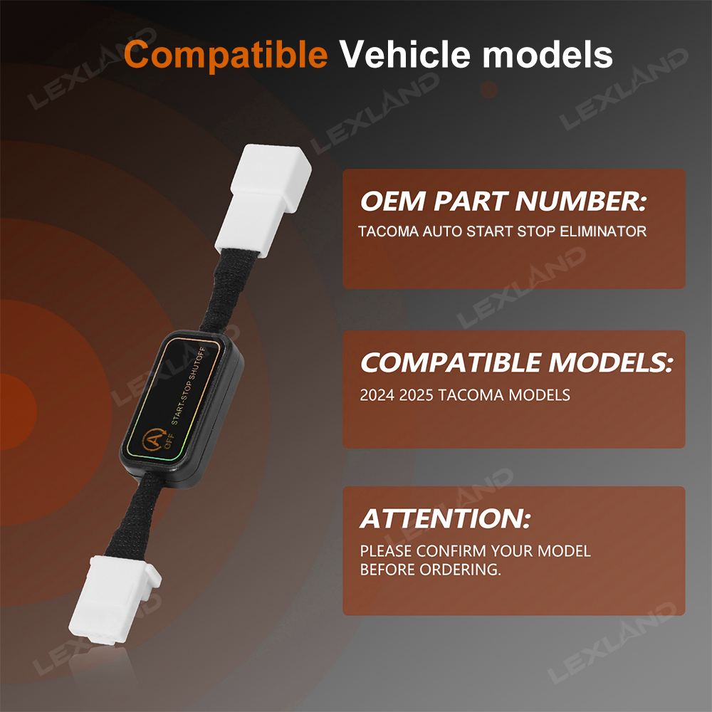 Tacoma Auto Idle Start Stop Eliminator Engine System Canceler Disable Device for Toyota