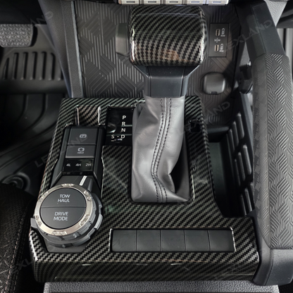 4Runner Interior Cover Trim ABS Carbon Fiber Style Protective Overlays For Toyota