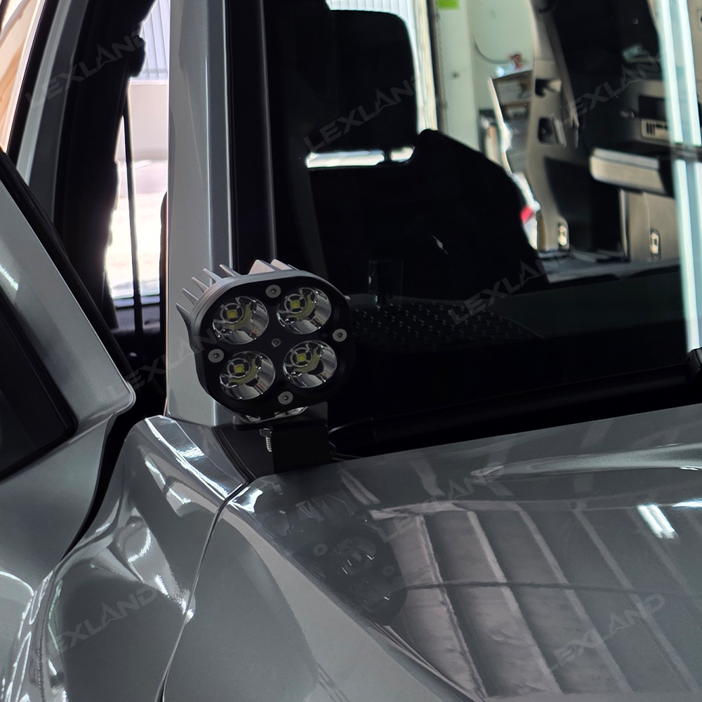 Tacoma/4Runner Baja Designs Ditch Lights Kit Squadron Pro LED A-pillar Lights for Toyota