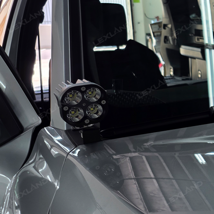 Tacoma/4Runner Baja Designs Ditch Lights Kit Squadron Pro LED A-pillar Lights for Toyota