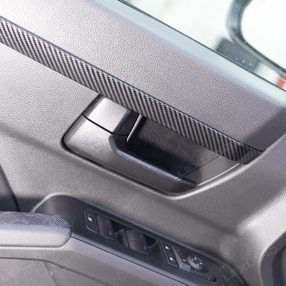 Tacoma Door Trim Cover ABS Front & Rear Door Protector Interior Trim Strip for Toyota