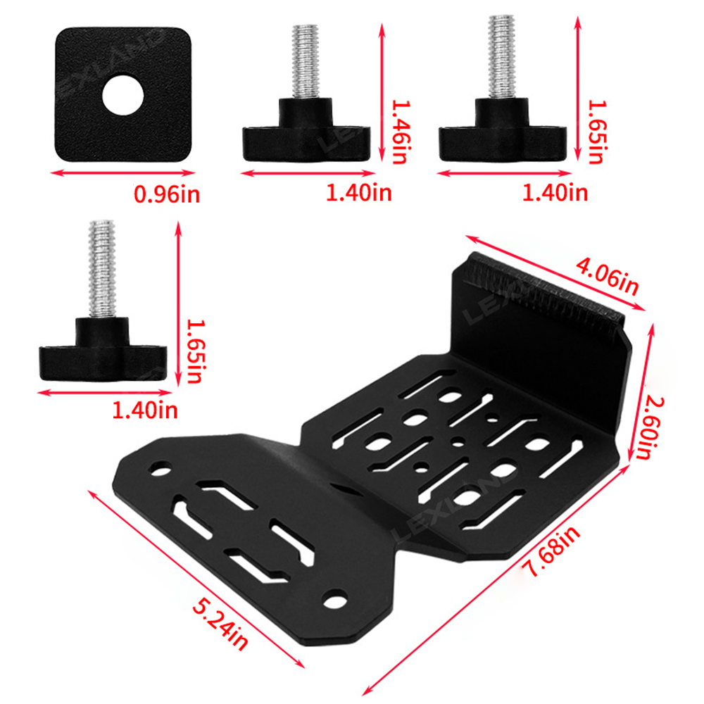 Tacoma Bed Rail Brackets Trunk Bed Rail System Mounting Brackets for Toyota