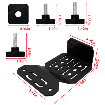 Tacoma Bed Rail Brackets Trunk Bed Rail System Mounting Brackets for Toyota
