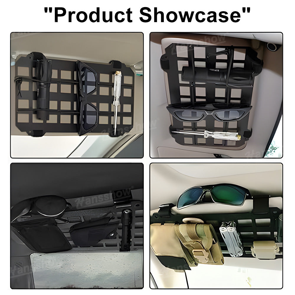 4Runner Tactical Sun Visor Molle Panel Storage Organizer For Toyota