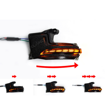 Tacoma/4Runner Side View Mirror Turn Signal Replacement Kit Sequential Dynamic Indicator Strip with Dragon-Scale Style 2.0