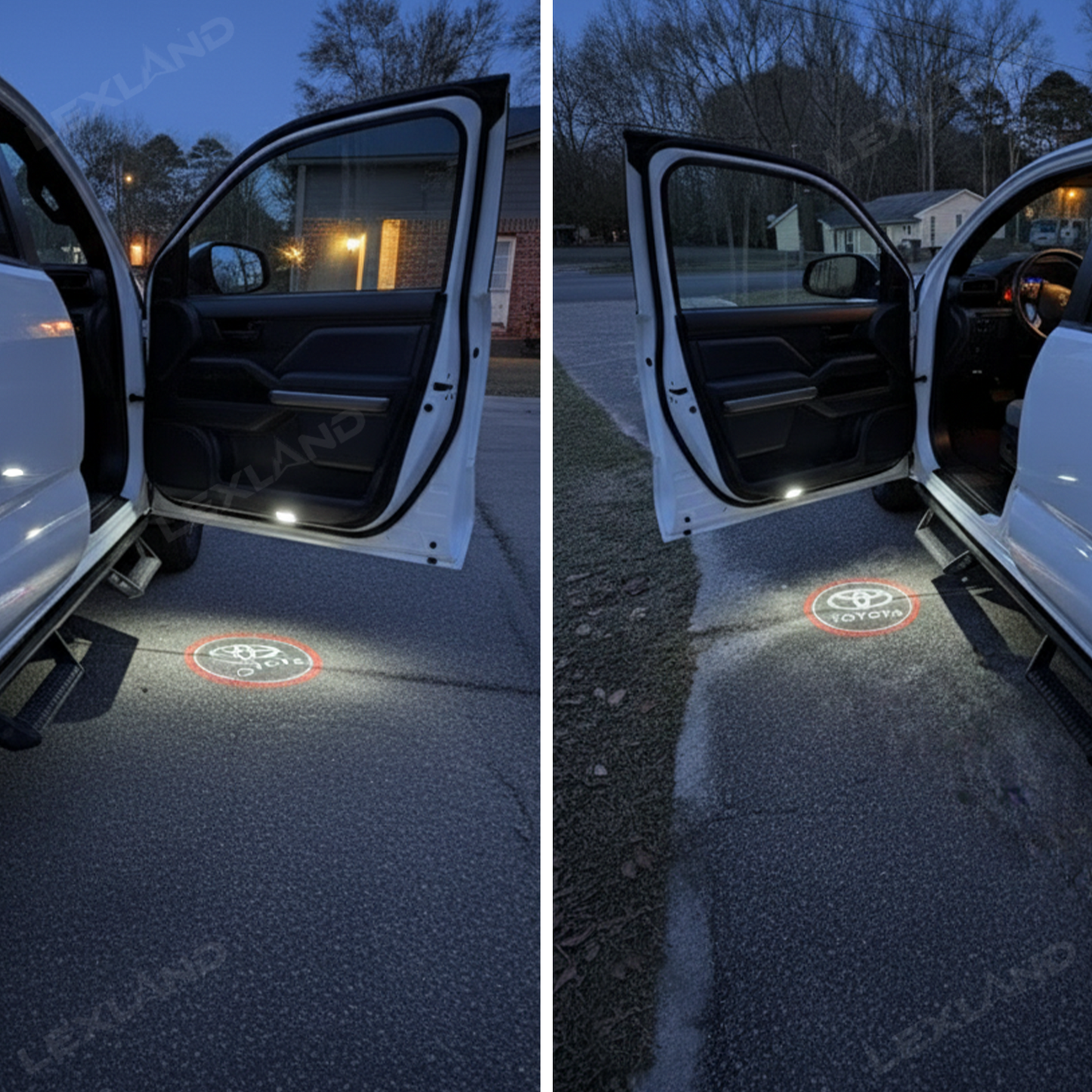 Tacoma LED Puddle Lights Door Projector Lights Welcome Lights For Toyota