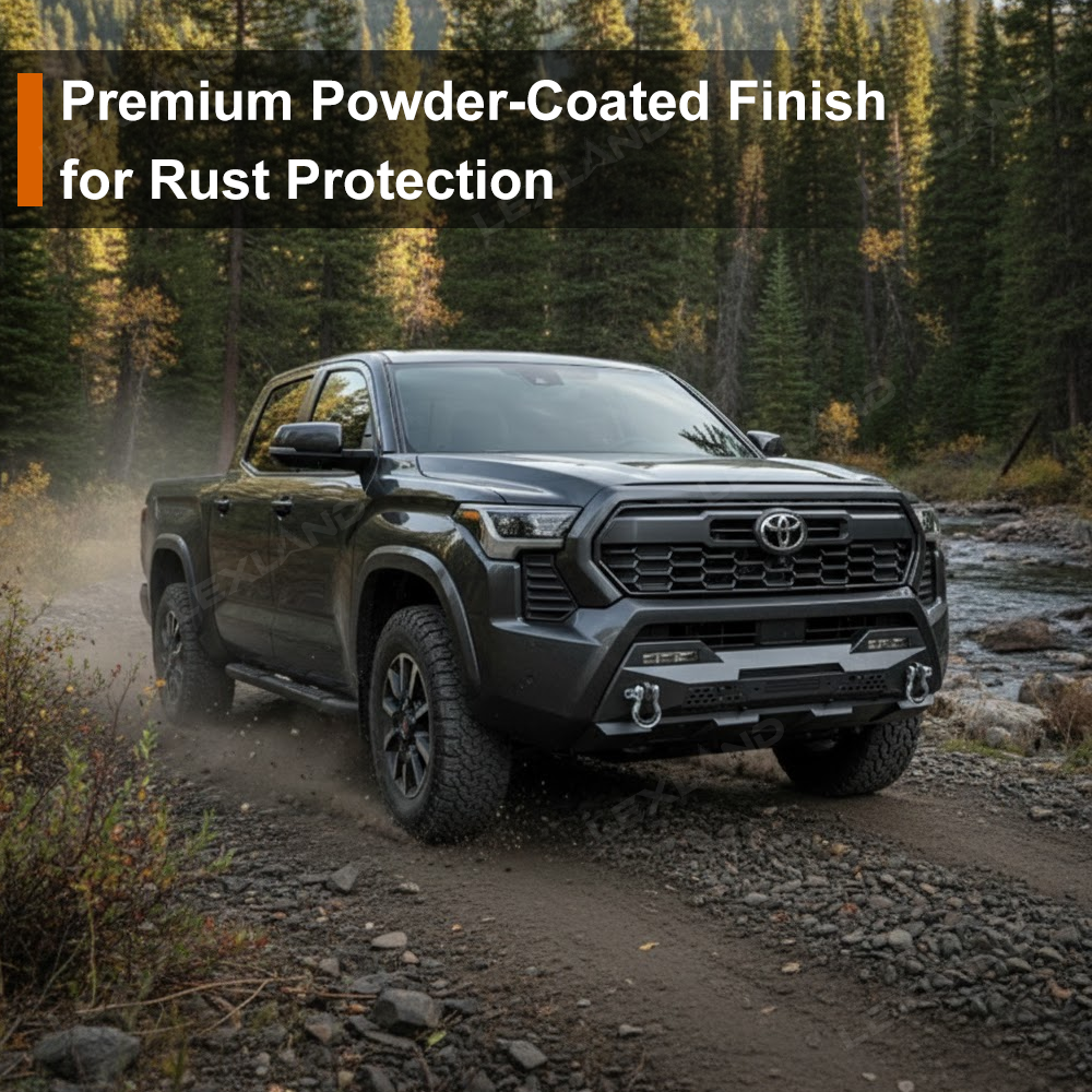 Tacoma Front Bumper Off-Road Grill Guard Bull Bar with D-Ring Shackle