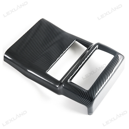 4Runner Rear Air Vent Cover ABS Glossy Carbon Fiber Style Interior Kick Guard Protector