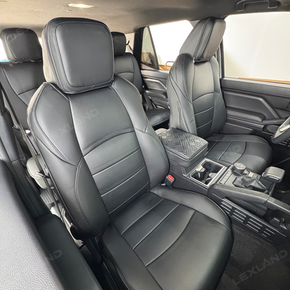 4Runner Seat Covers Nappa Leather Full Coverage Seat Protector for Toyota