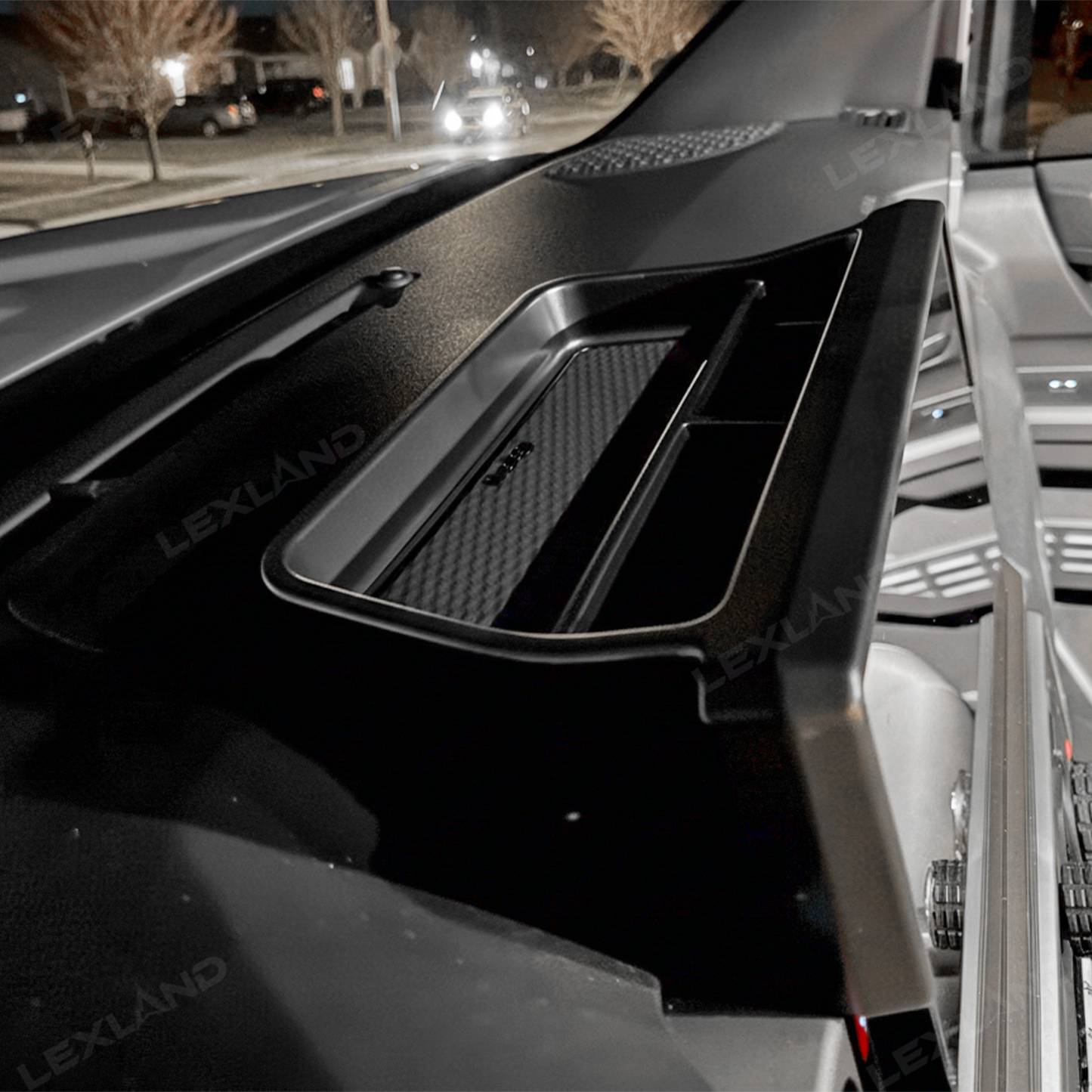 Tacoma Dashboard Organizer Tray Behind Screen Interior Dash Storage Box for Toyota