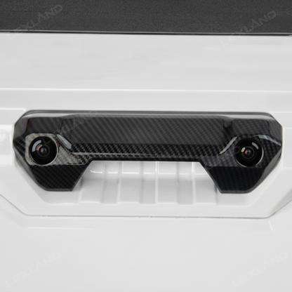 Tundra Rear Trunk Door Tailgate Handle Cover Trim ABS Liftgate Scratch Protector Overlay for Toyota