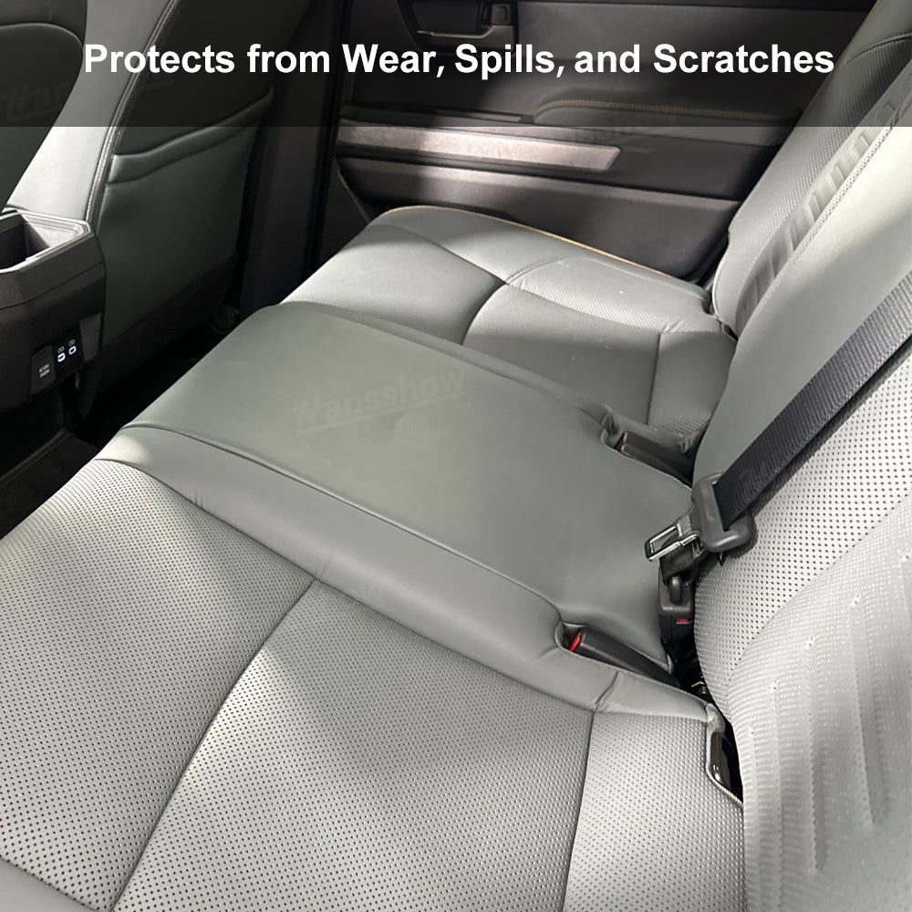4Runner Seat Covers Embossed Nappa Leather Seat Protector Set for Toyota