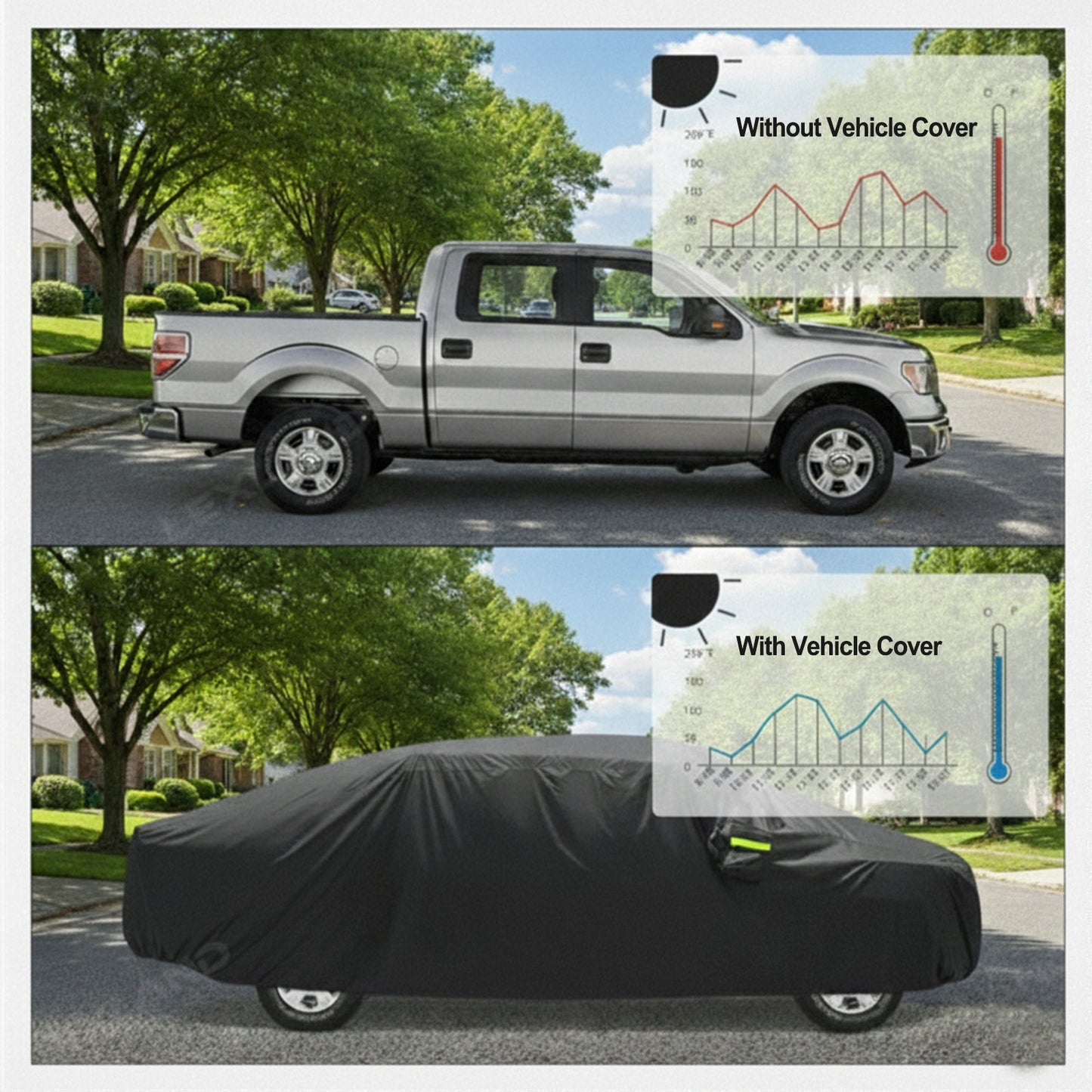Tacoma Car Cover All-Weather Outdoor Protective Cover for Toyota