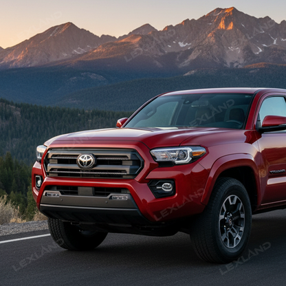 Tacoma Front Center Grille Grill Inserts Strips ABS Decorative Trim for Toyota